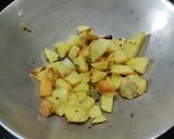 A picture of step 3 of Onion Flower And Potato Fry(Pyaaz Kali Aloo Bhaja).
