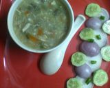 A picture of step 9 of Healthy egg chicken soup.