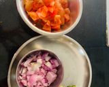A picture of step 1 of Vegetable Jalfrezi.