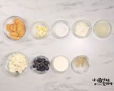 A picture of step 1 of No-Bake! Dreamy Layered Purple Kyoho Grape Cheesecake.