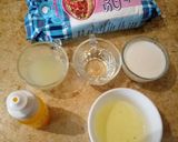 صورة لخطوة 1 من وصفة حلوة الليمون 🍋🍋 بحشوة جوز الهند 🍋🍋 بطلية ماكاش اطرى من