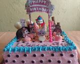 Foto langkah ke 5 dari resep 54.Rainbow Cake Kukus.