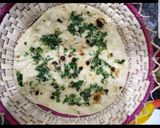 A picture of step 6 of Hara dhania tawa naan.