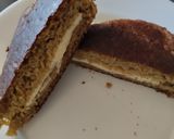 Foto del paso 5 de la receta: Sándwich🧀de queso🥯en pan de plátano casero🍞🍌🥯