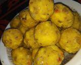 A picture of step 4 of Yam balls.