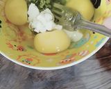 صورة لخطوة 2 من وصفة غراتان البطاطا و الدجاج.اللذيذة👆😍
