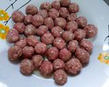 Sambal goreng kentang bola-bola daging langkah memasak 1 foto