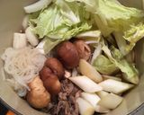 Une image de l'étape 2 de Pot au boeuf (Sukiyaki).