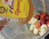 A picture of step 2 of Strawberry banana smoothie.