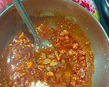 A picture of step 3 of Shahi Paneer Bhendi Masala.