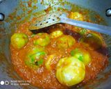 A picture of step 3 of Stuffed Tinda Curry.