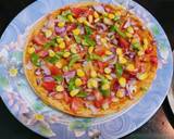 Jowar-Bajra Khakhra Pizza recipe step 3 photo
