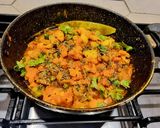 A picture of step 3 of Soya Chunks and Cauliflower Masala (High protein, nutritious).