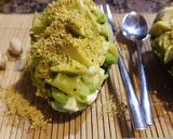 Foto del paso 11 de la receta Aguacates rellenos y polvo de pistachos