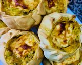 Foto del paso 11 de la receta: CANASTITAS DE ZAPALLO CALABAZA Y BROCOLI 🎃🥦🧅🧀 (con salsa blanca)