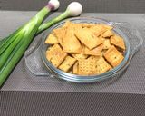 A picture of step 19 of Scallion (Spring Onion) cream Crackers.