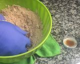 Foto del paso 2 de la receta Gofio amasado con miel de Palma, Almendras y Pasas“TURRÓN CANARIO” y....Barritas con Chocolate