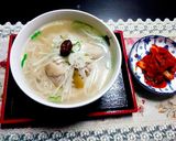 Hình bước làm 6 của món Gà Samgyetang-Style Nyumenサムゲタン風にゅうめん.♥