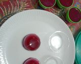 Foto langkah ke 4 dari resep Puding Buah Naga Mekar.