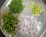 A picture of step 1 of Hung Curd Vegetable Dip.