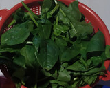 Foto del paso 1 de la receta: Ensalada de espinacas con tocino y vinagreta