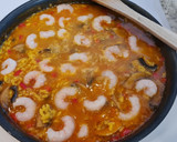 Foto del paso 4 de la receta: Arroz con gambas y champiñones