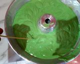 Foto langkah ke 8 dari resep 40. Bolu pandan 2 telur (santan, tanpa mentega).