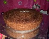 Foto langkah ke 4 dari resep Cake ultah sederhana.