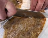 A picture of step 1 of Pan-seared butter soy sauce Lemon sole fish🐟.