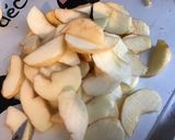 Une image de l'étape 4 de Tarte aux pommes toute simple (pommes Canada du jardin et pâte semi feuilletée maison).