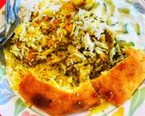 A picture of step 7 of Parda Biryani.