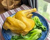 Hình bước làm 3 của món Gà Hấp Muối