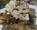 Foto del paso 2 de la receta: Berenjenas con pollo bbq🍗🍯🍆