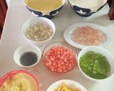 Hình bước làm 16 của món Chè sầu riêng sương sa hạt lựu