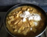 A picture of step 4 of Kadai paneer.
