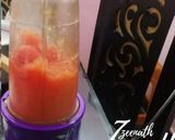 A picture of step 1 of Watermelon Sorbet.