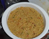 Foto del paso 8 de la receta: Torta de coliflor, calabacín y papa con pollo