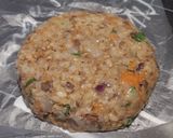 Foto del paso 6 de la receta: Hamburguesas veggies de lenteja y arroz yamaní con boniato🍠