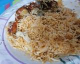 Tarka pulao with leftover grilled chicken recipe step 4 photo