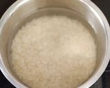 A picture of step 3 of Soya chunks, potato biryani.