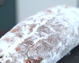 Une image de l'étape 13 de Saucisson au chocolat et chamallows.