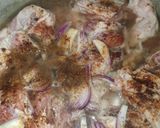 A picture of step 2 of Ram meat Stew and Rice.