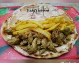 A picture of step 6 of Chicken and chips wrap🌯🌯🌯.