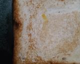 A picture of step 3 of Aloo toast.