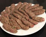 A picture of step 4 of Beef kofta.