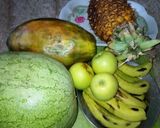 A picture of step 1 of Fruit Salad.