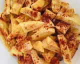 Hình bước làm 2 của món Khoai lang nướng hương nấm truffle