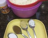 A picture of step 1 of Jaggery-Wheat Cake.