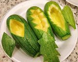 Hình bước làm 2 của món Bí Ngòi Ngũ Sắc Hấp
