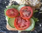 Grated Eggs n Vegetables sandwich #Theme Challenge recipe step 2 photo